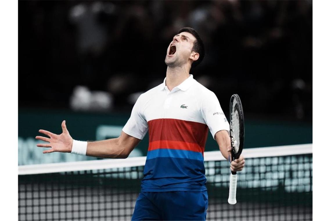 Tennis-Star Djokovic holt Masters-Titel in Paris Novak Djokovic hat das Turnier in Paris gewonnen. Foto: Thibault Camus/AP/dpa