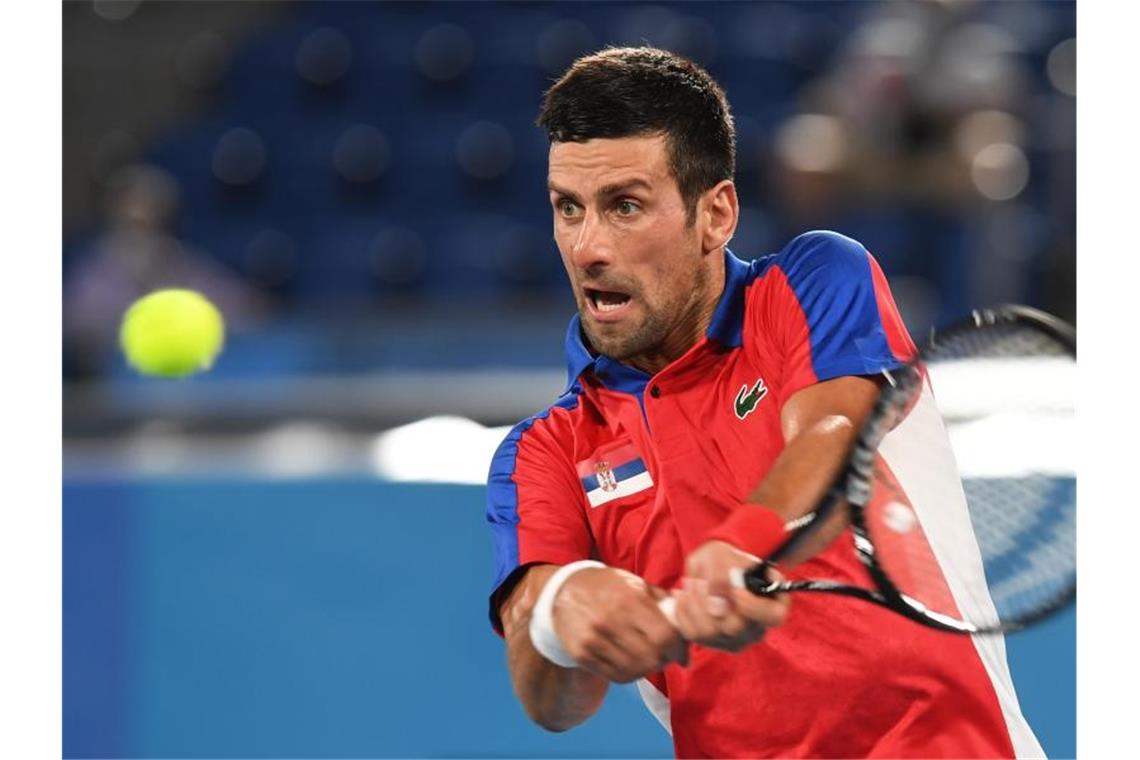 Novak Djokovic hatte in seinem Viertelfinale keine Probleme. Foto: Swen Pförtner/dpa
