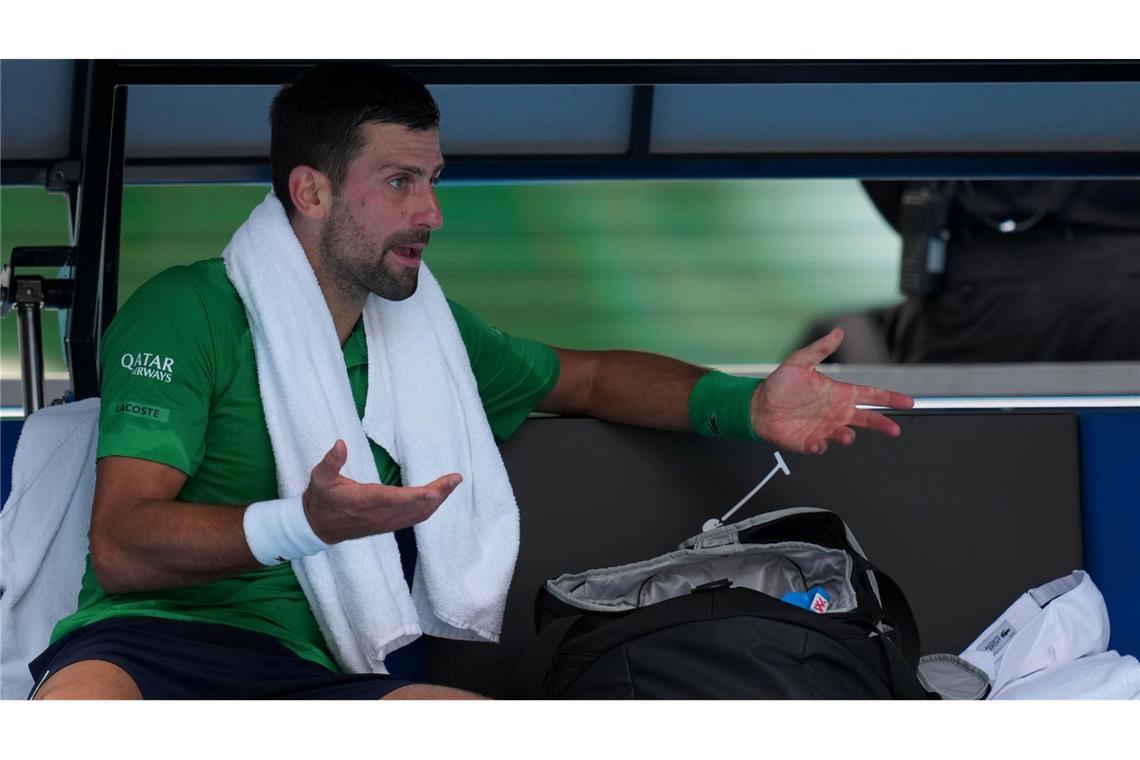 Djokovic kurios ins Halbfinale - jetzt gegen Sinner