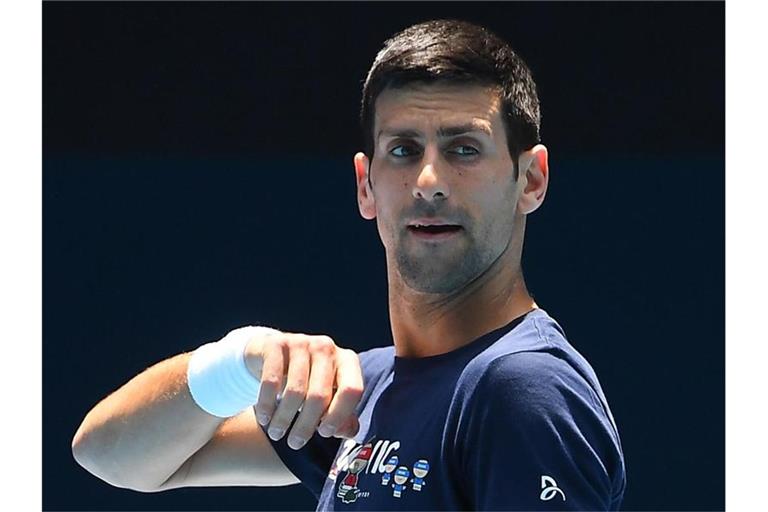 Novak Djokovic war in der vergangenen Woche die Einreise nach Australien verweigert worden. Foto: James Ross/AAP/dpa