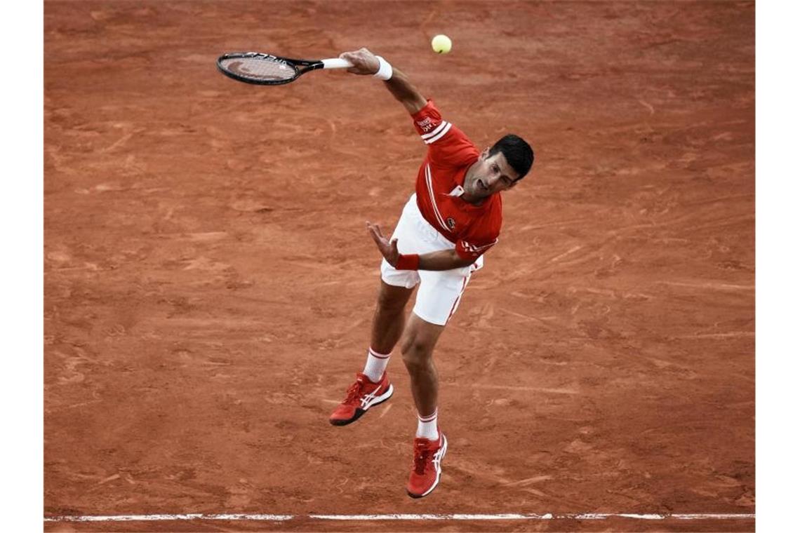 Novak Djokovic will seinen 19. Grand-Slam-Titel gewinnen. Foto: Thibault Camus/AP/dpa