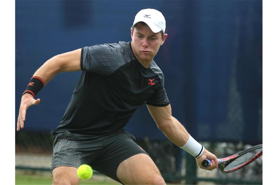 Nummer 130 der ATP-Weltrangliste und Grand-Slam-Debütant: Dominik Köpfer. Foto: Nigel French/PA Wire