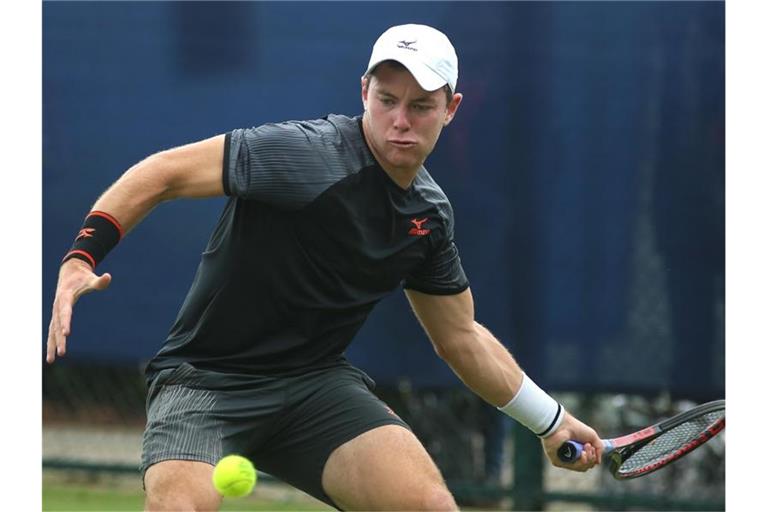 Nummer 130 der ATP-Weltrangliste und Grand-Slam-Debütant: Dominik Köpfer. Foto: Nigel French/PA Wire