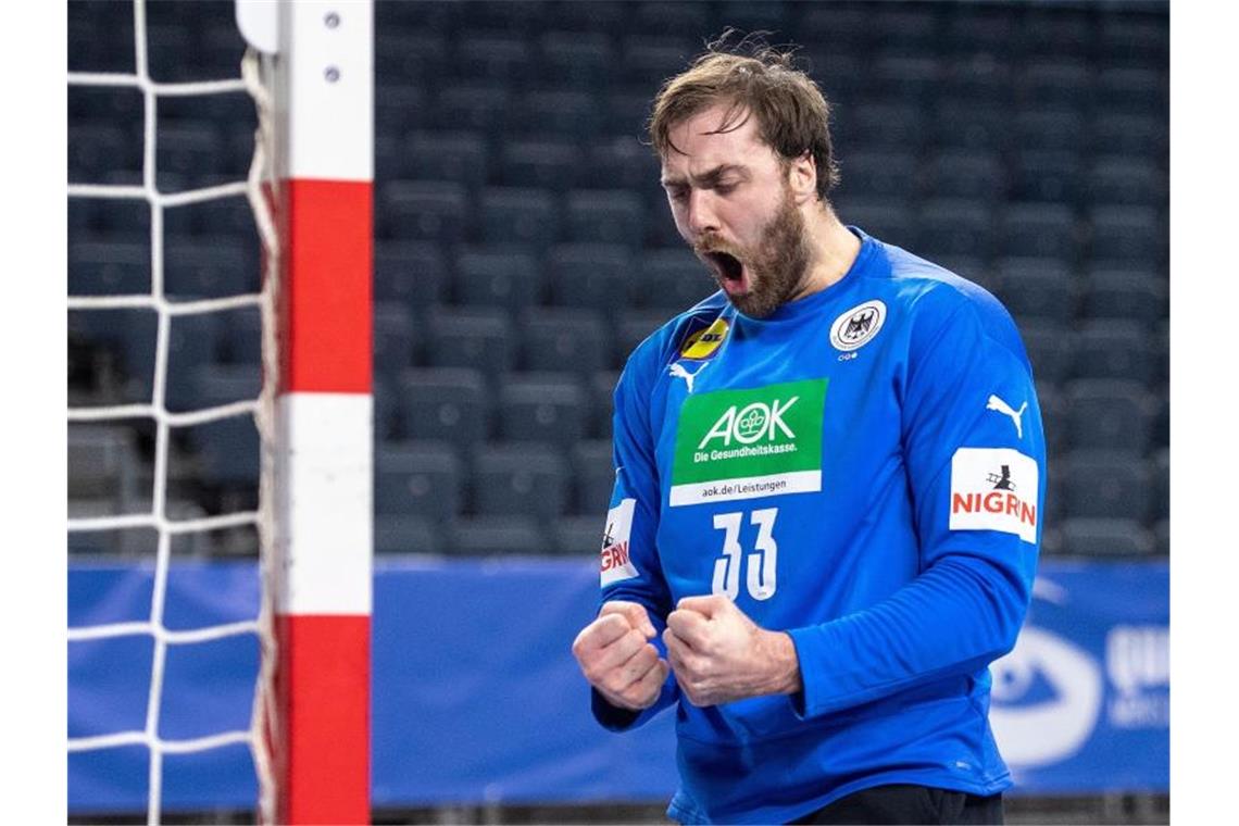 Deutsche Handballer mit Erfolgshunger ins WM-Gruppenfinale Nummer eins im deutschen Tor: Andreas Wolff. Foto: Marius Becker/dpa