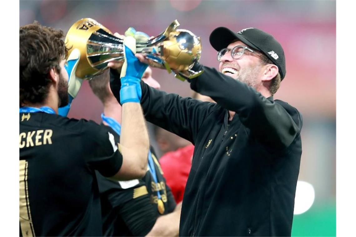 Club-Weltmeister Klopp bastelt schon am nächsten Coup Nun auch Club-Weltmeister mit Liverpool: Coach Jürgen Klopp. Foto: Adam Davy/PA Wire/dpa