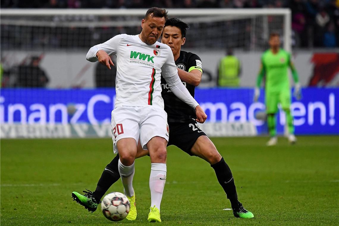 Fußballprofi war nie der große Traum Nunmehr seit elf Jahren in der Bundesliga am Ball: Der Weissacher Julian Schieber. Foto: Imago