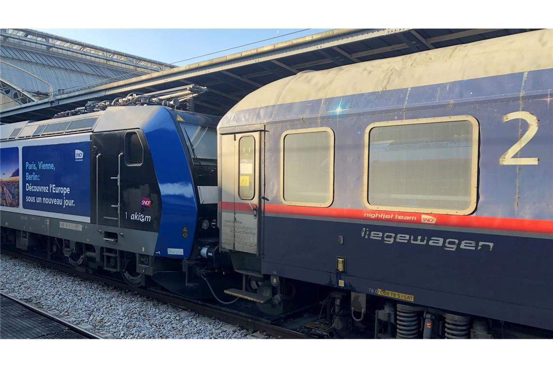 Nur zwei Jahre nach dem Start rollt der Nachtzug zwischen Paris und Berlin möglicherweise schon wieder aufs Abstellgleis (Archivbild).
