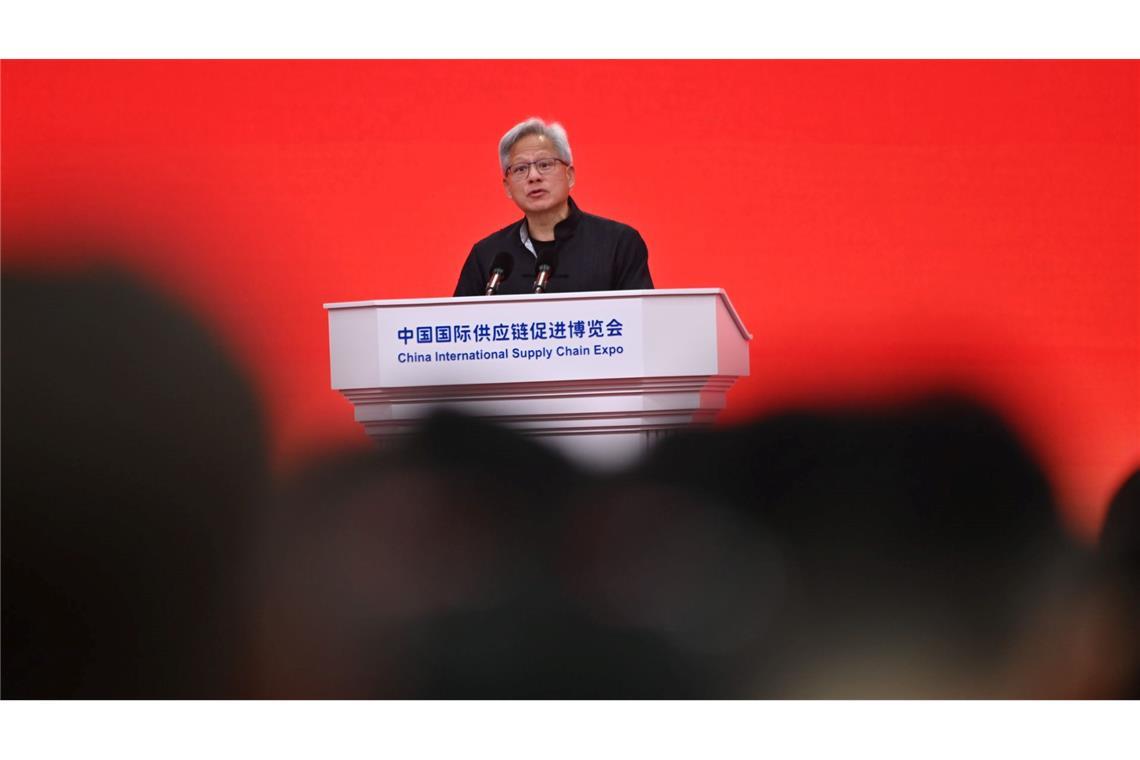 China kritisiert Politisierung des Welthandels Nvidia-CEO lobte Chinas KI-Entwicklung.