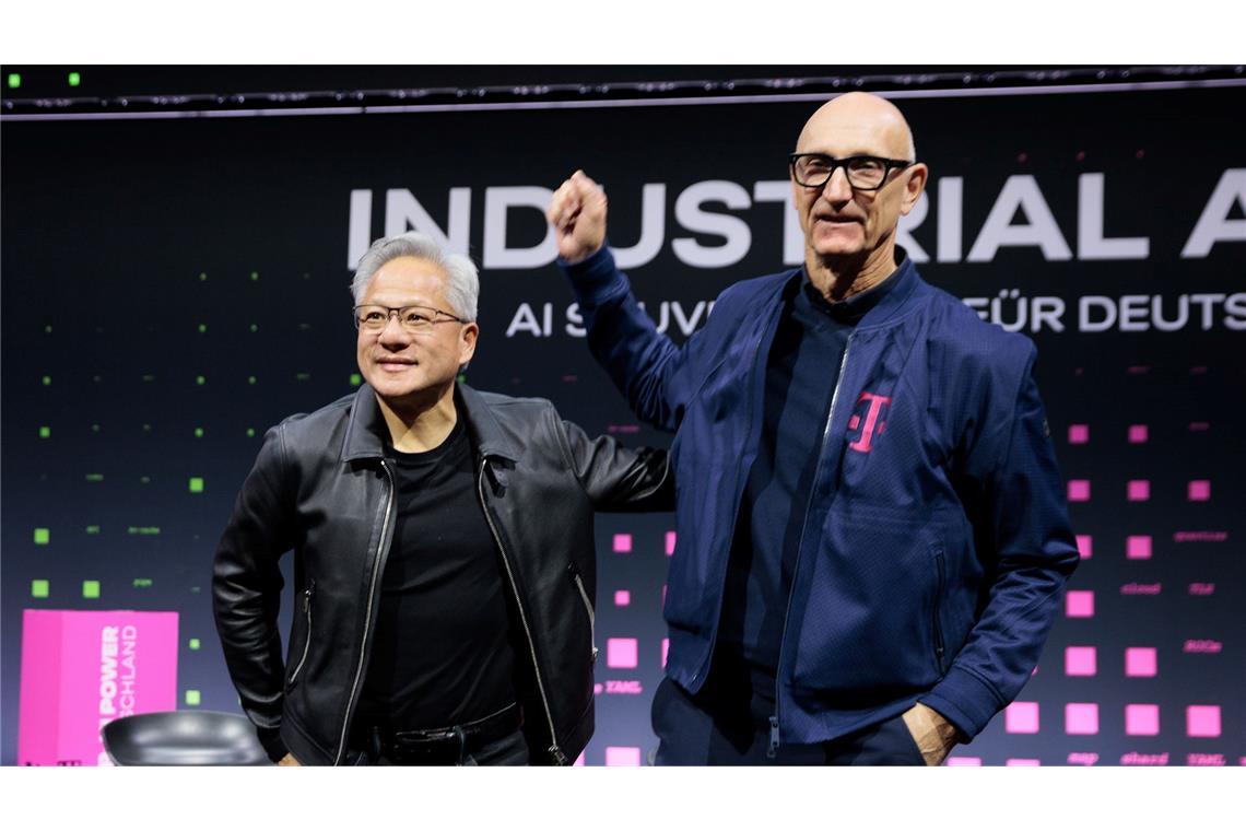 Nvidia und die Deutsche Telekom kooperieren bei einer KI-Fabrik in München.