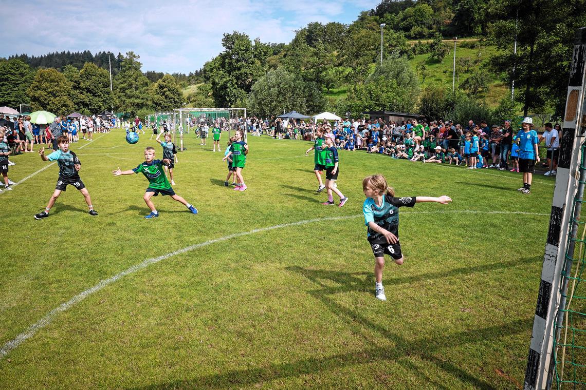 Ein Hotspot für den Handballnachwuchs Ob bei den Kinder- und Jugendturnieren oder dem Rohrbachtalpokal der Aktiven – die Anlage in Oppenweiler ist am Wochenende wieder brechend voll gewesen. Foto: Alexander Becher