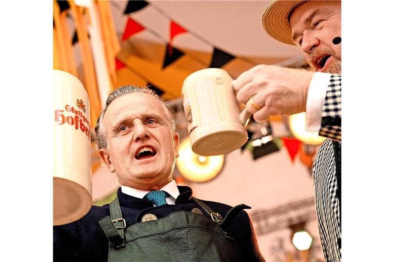 OB Nopper eröffnete das Historische Volksfest 2022 auf dem Schlossplatz – im kommenden Jahr wird es wohl keine Neuauflage mehr geben.