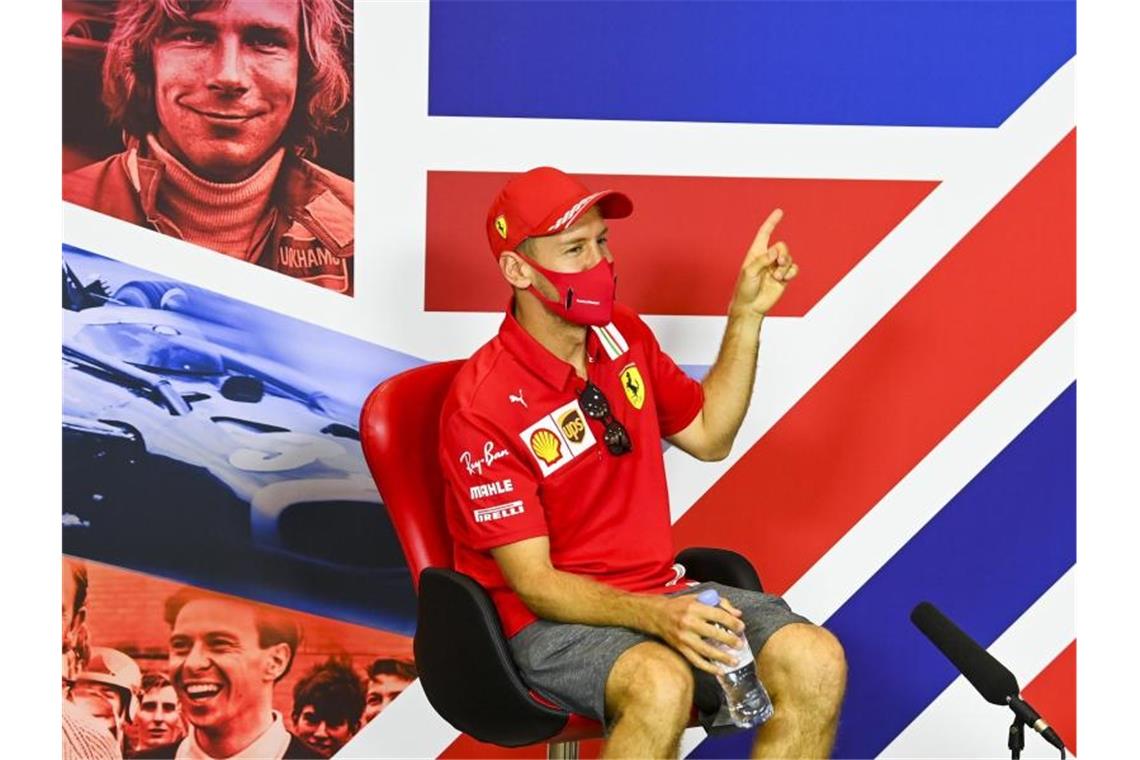 Ob und für wen Sebastian Vettel in der nächsten Saison in der Formel 1 fährt, ist noch unklar. Foto: Mark Sutton/Pool Motorsport Images/AP/dpa