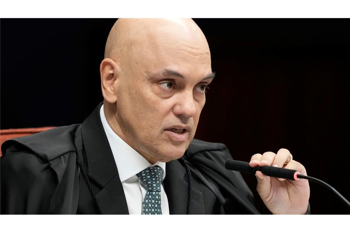 Ex-Präsident Bolsonaro in Brasilien vor historischem Urteil Oberster Richter Alexandre de Moraes eröffnet die Urteilsfindung.
