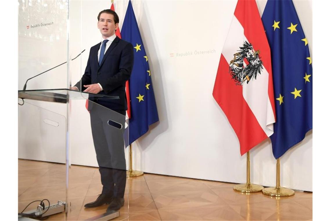 Kurz fordert Korrektur der Impfstoff-Verteilung in der EU Österreichs Bundeskanzler Sebastian Kurz fordert eine weitere Korrektur bei der Impfstoffvergabe der EU. Foto: Roland Schlager/APA/dpa