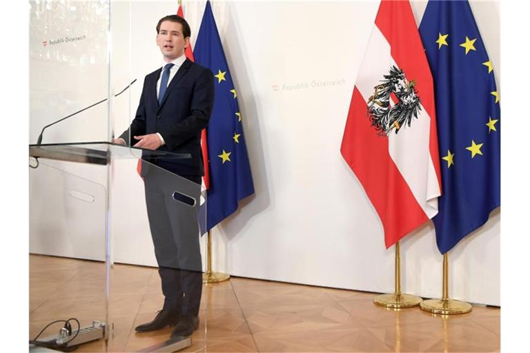 Österreichs Bundeskanzler Sebastian Kurz fordert eine weitere Korrektur bei der Impfstoffvergabe der EU. Foto: Roland Schlager/APA/dpa