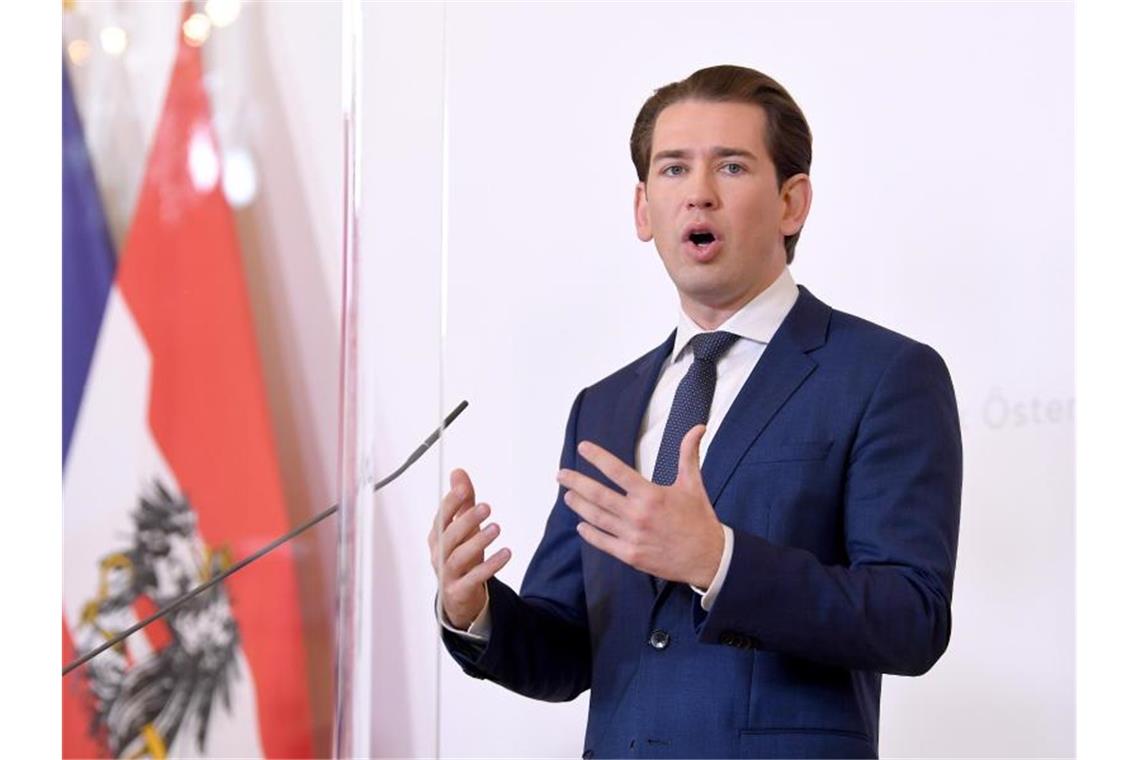 Teil-Lockdown in Österreich mit abendlichem „Besuchsverbot“ Österreichs Bundeskanzler Sebastian Kurz plant wohl eine Verschärfung der Corona-Maßnahmen. Foto: Roland Schlager/APA/dpa