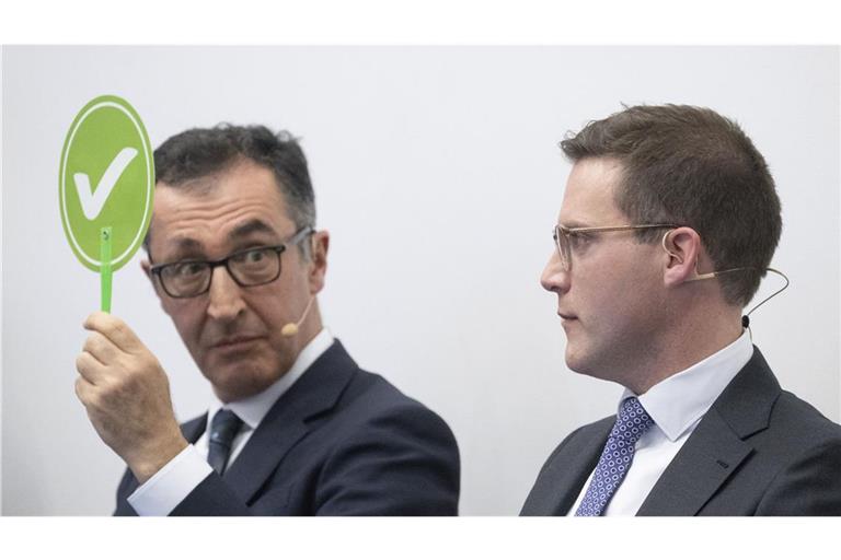 Özdemir und Hagel waren vor der Wahl Rivalen – nun nähern sie sich einander wieder an. (Archivbild)