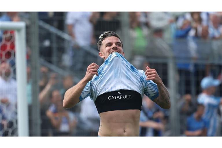 Offensivmann Christian Mauersberger ärgert sich über eine vergebene Großchance im Heimspiel gegen den SC Freiburg II&nbsp;– an der Konsequenz im Abschluss gilt es bei den Stuttgarter Kickers zu arbeiten.