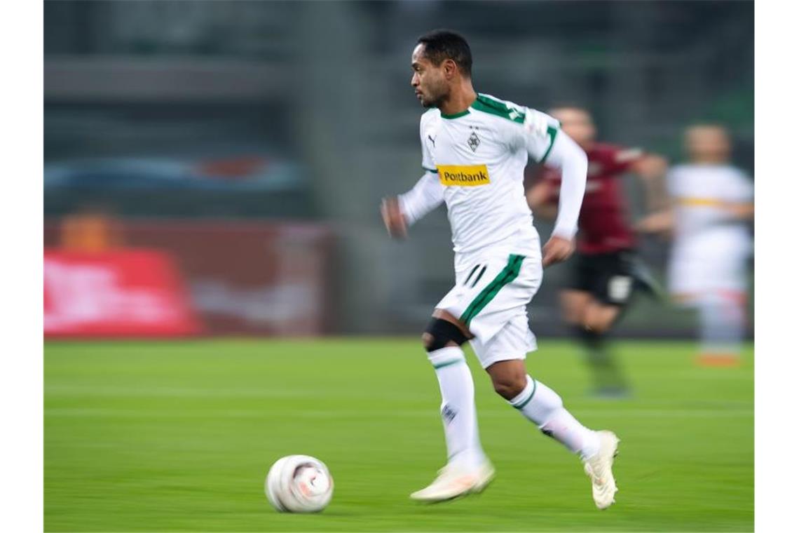 Offensivspieler Raffael erhält bei Borussia Mönchengladbach nach sieben Jahren keinen neuen Vertrag. Foto: Marius Becker/dpa