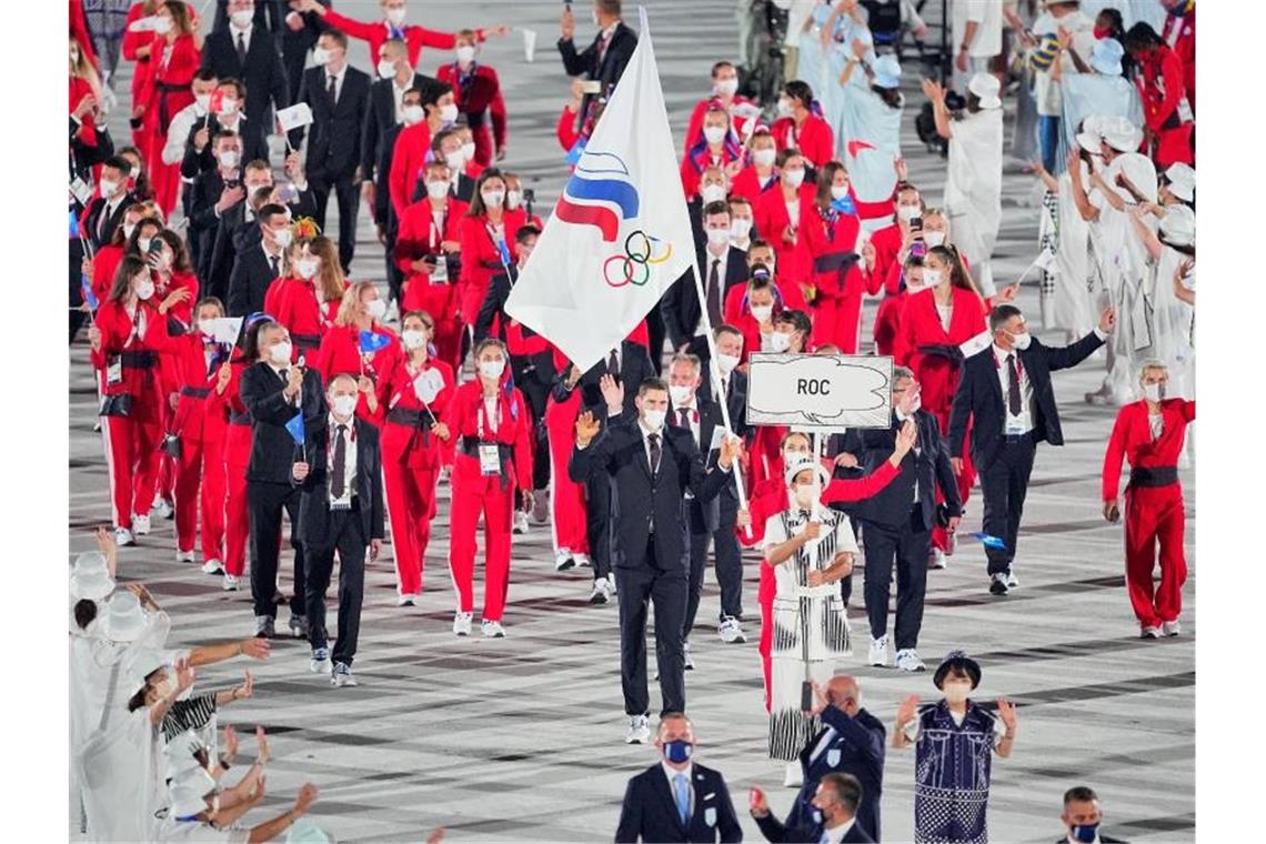 Offiziell gibt es gar keine russische Mannschaft bei den Sommerspielen in Japan. Foto: Michael Kappeler/dpa