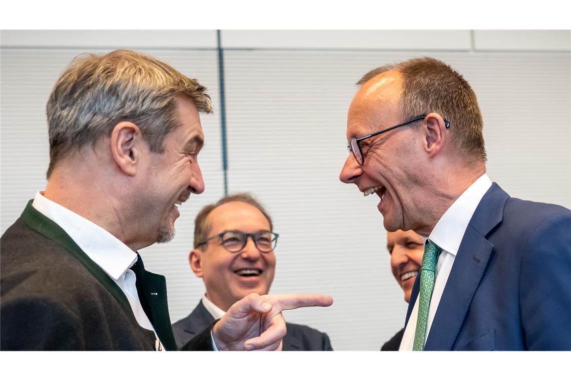 Scheitert das Finanzpaket an Bayern? Merz erwartet Billigung Ohne Zustimmung aus Bayern wird es knapp für das Finanzpaket im Bundestag. (Archivbild)