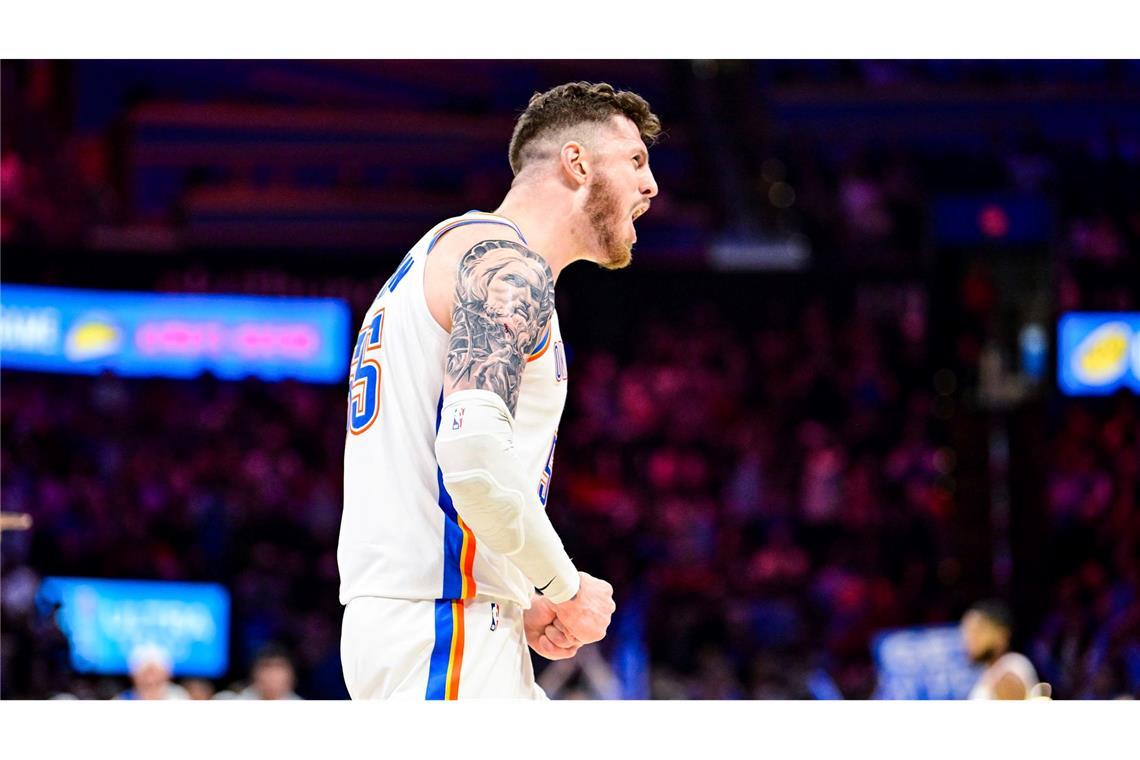 Oklahomas Center Isaiah Hartenstein lieferte unter den Körben ein starkes Spiel ab.