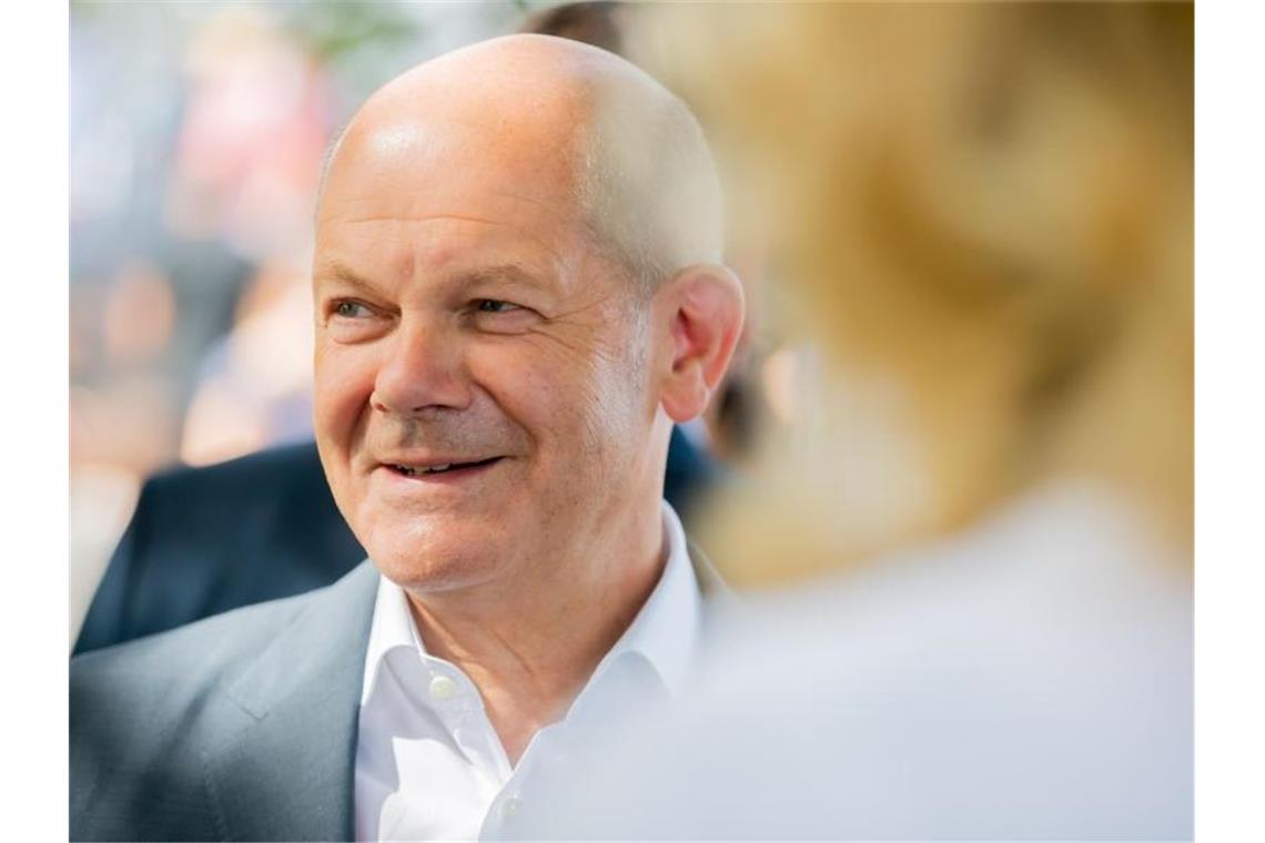 Olaf Scholz (SPD), Bundesfinanzminister und SPD-Kanzlerkandidat. Foto: Christoph Soeder/dpa