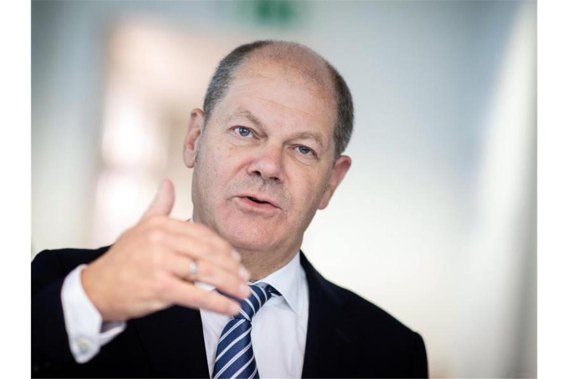 Olaf Scholz (SPD), Bundesminister der Finanzen. Foto: Kay Nietfeld/dpa