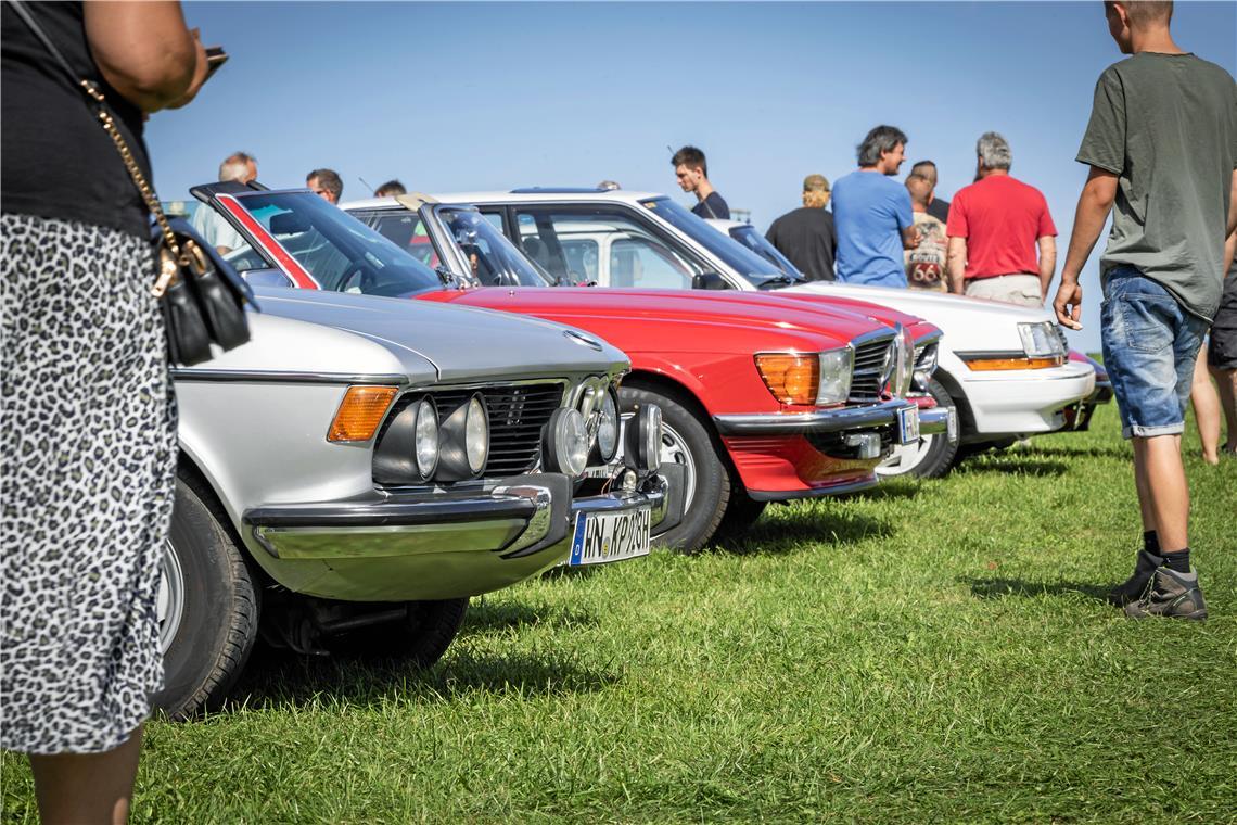 Oldtimertreffen im Morbach am Tag des Schwäbischen Waldes.