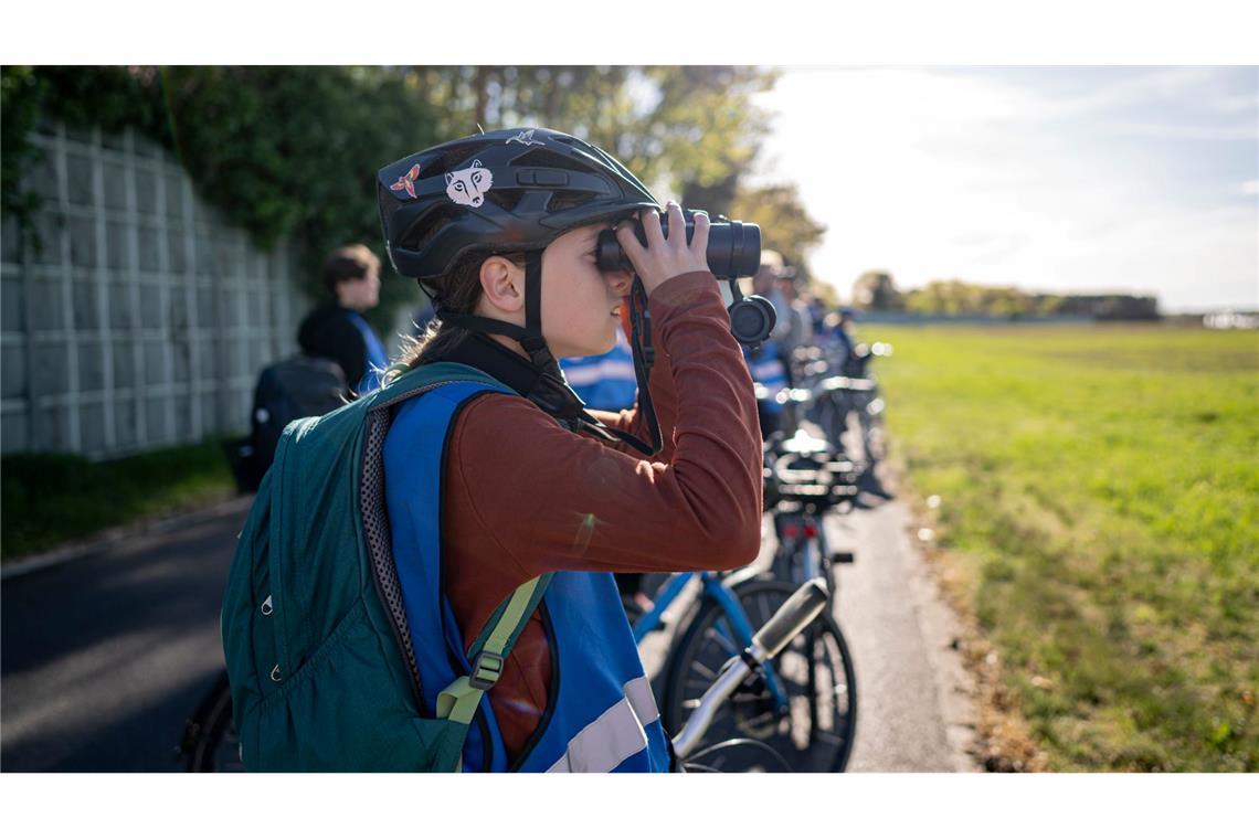 Ole steht fürs Birding manchmal sehr früh auf.