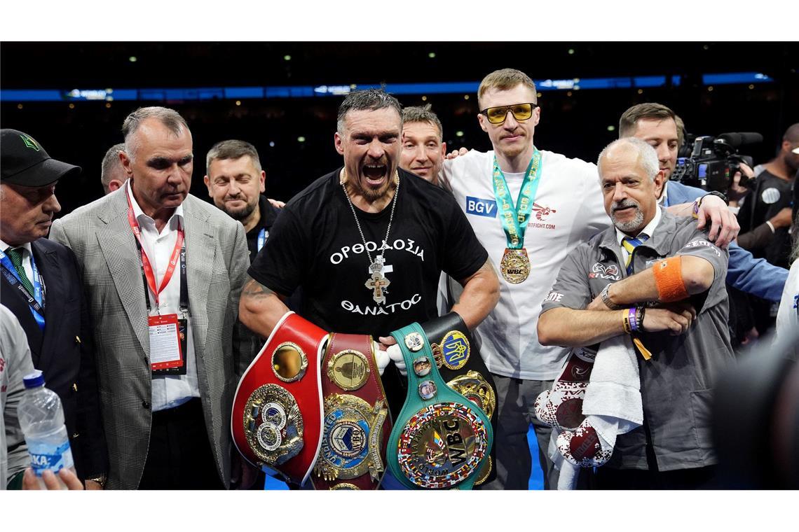 Endgültig "Legende": Usyk feiert nächsten K.-o.-Sieg