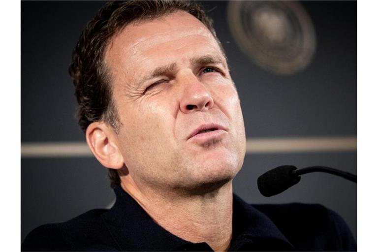 Oliver Bierhoff hat die Kritik von Uli Hoeneß zurückgewiesen. Foto: Christian Charisius