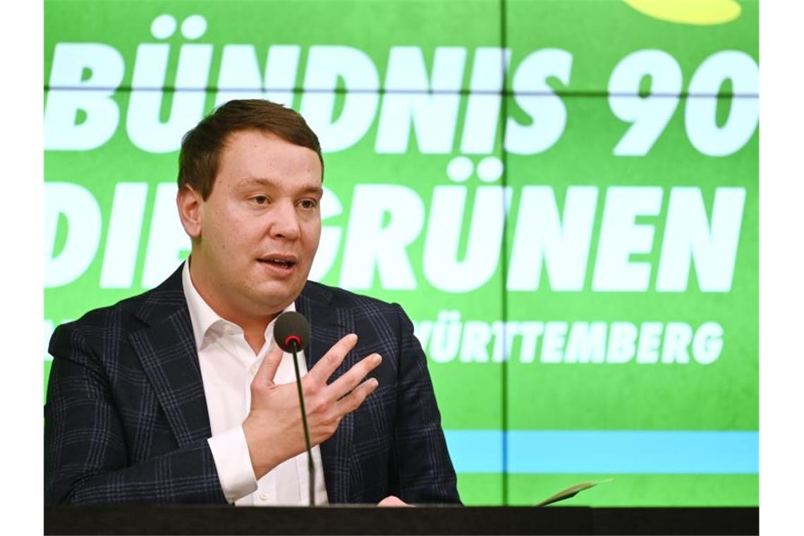 Grünen-Chef Hildenbrand: „Wissen sehr genau, was wir wollen“ Oliver Hildenbrand, Landesvorsitzender von Bündnis 90/Die Grünen Baden-Württemberg. Foto: Marijan Murat/dpa/Archivbild