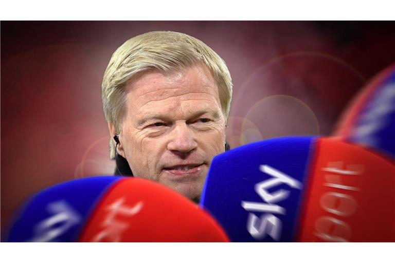 Oliver Kahn am Sky-Mikrofon.