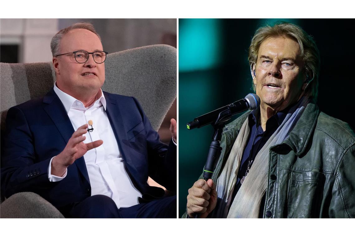Oliver Welke (links) ist nach einem Witz über Howard Carpendale massiv von dem Sängers kritisiert worden.