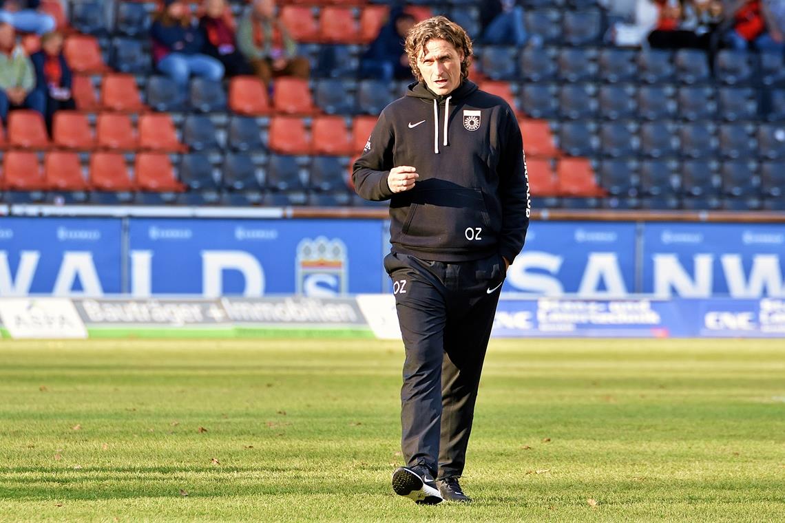 Oliver Zapel ist ab sofort kein Trainer mehr beim Fußball-Drittligisten SG Sonnenhof Großaspach. Foto: T. Sellmaier