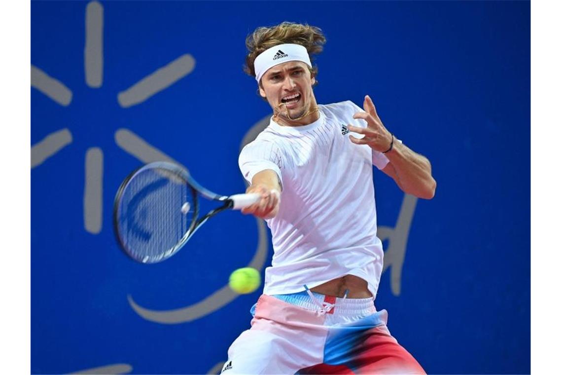 Zverev: „Stolz darauf, Deutschland zu repräsentieren“ Olympiasieger Alexander Zverev freut sich darauf beim Davis Cup in Brasilien anzutreten. Foto: Pascal Guyot/AFP/dpa