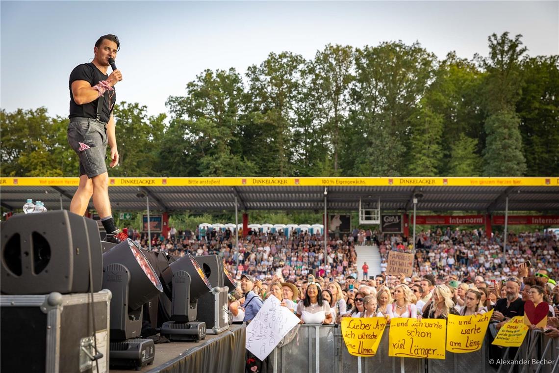 Open Air Konzert von  Andreas Gabalier in Großaspach