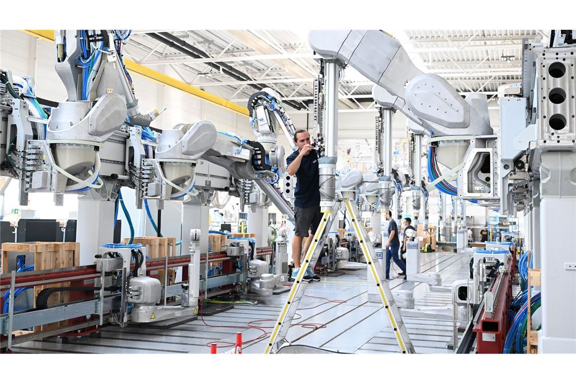 Order aus Übersee retten die Auftragszahlen für den deutschen Maschinenbau im Oktober.