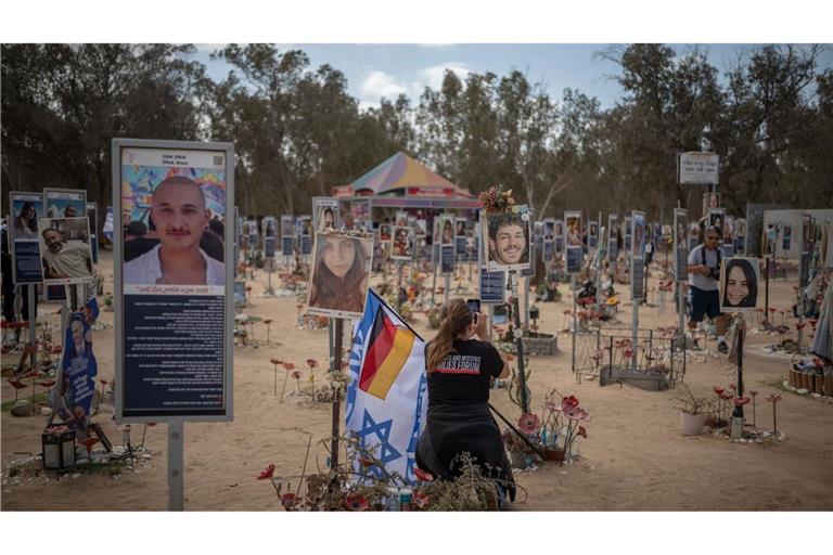 Ort der Trauer und des Gedenkens - das Nova-Festivalgelände in Re'im, zwei Jahre nach dem Anschlag der Hamas am 7. Oktober.