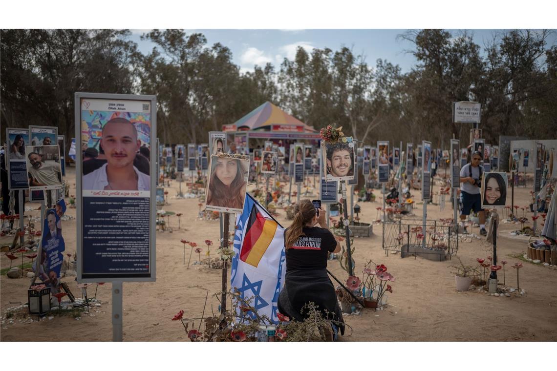 Ort der Trauer und des Gedenkens - das Nova-Festivalgelände in Re'im, zwei Jahre nach dem Anschlag der Hamas am 7. Oktober.