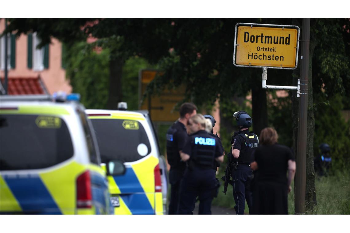 Ort des Einsatzes ist der Dortmunder Stadtteil Höchsten.