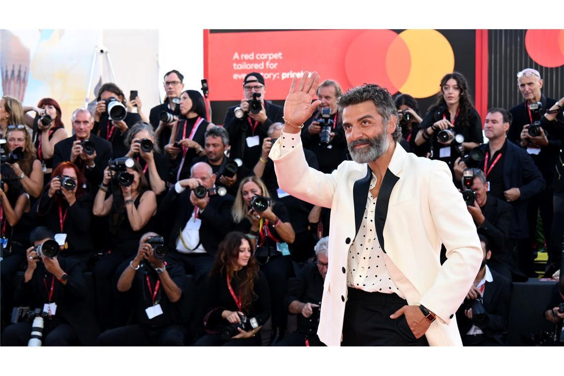 Oscar Isaac vor der Premiere von "Frankenstein".