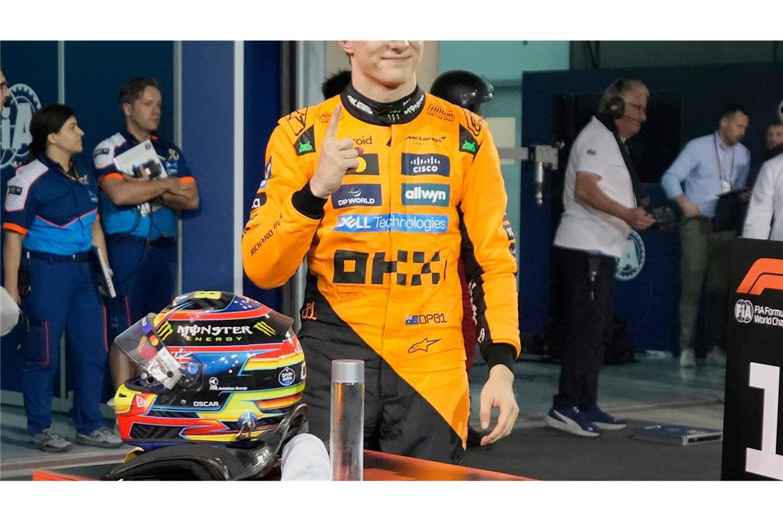 Bahrain-Sieger Piastri in Titelform - Frust bei Verstappen Oscar Piastri fehlen nur noch drei Punkte zur WM-Führung.