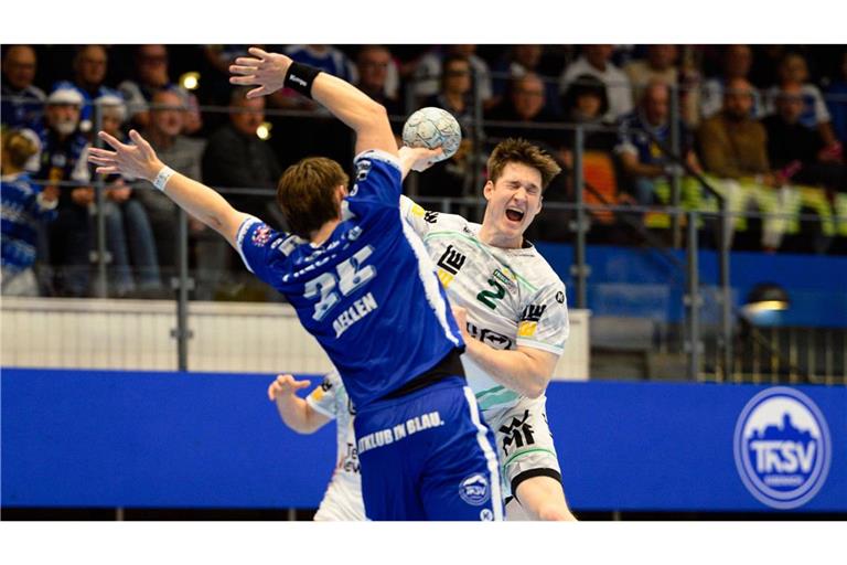 Oskar Neudeck warf für Frisch Auf sieben Tore in Eisenach – es reichte am Ende nicht.