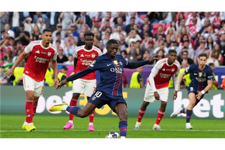 Ousmane Dembele sorgt für den Ausgleich.