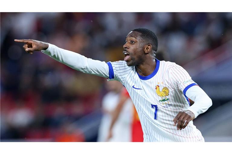 Ousmane Dembélé verpasst das Spiel um Platz drei.