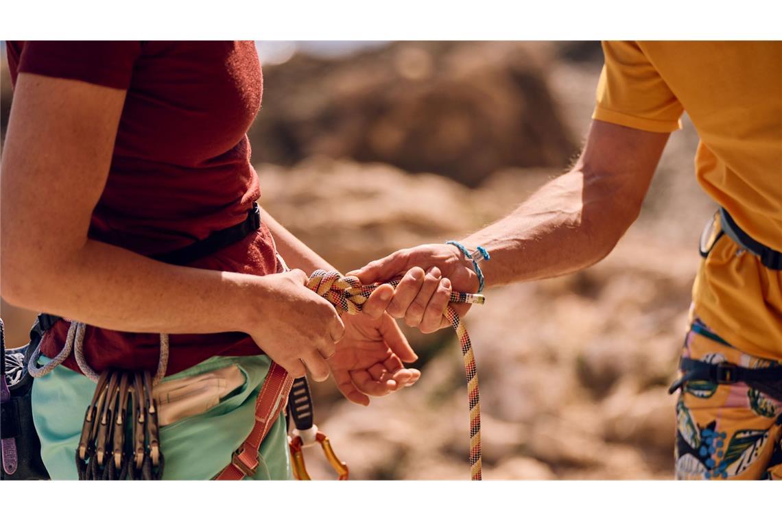 Bergfreunde mit Rekordumsatz Outdooraktivitäten wie Klettern sind beliebt.