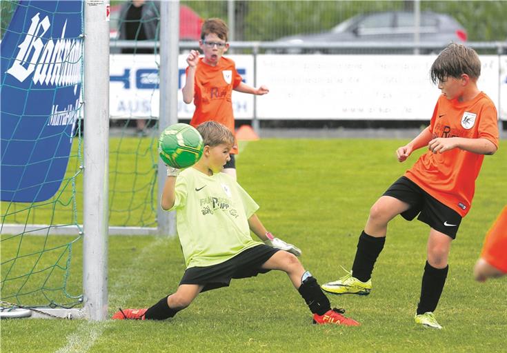 Packende Szenen wird es mit Sicherheit auch wieder beim 25. BKZ-Mini-Cup beim SV Allmersbach geben. Foto: A. Becher