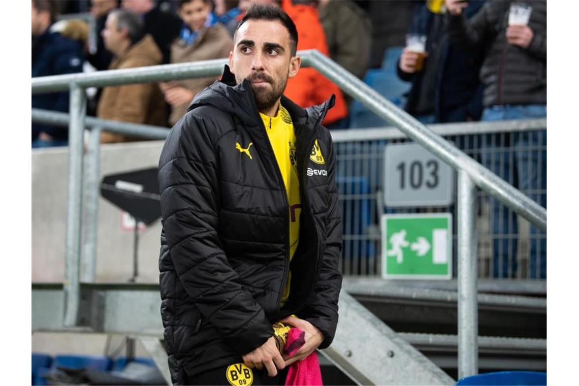 Paco Alcácer möchte den BVB verlassen. Foto: Tom Weller/dpa